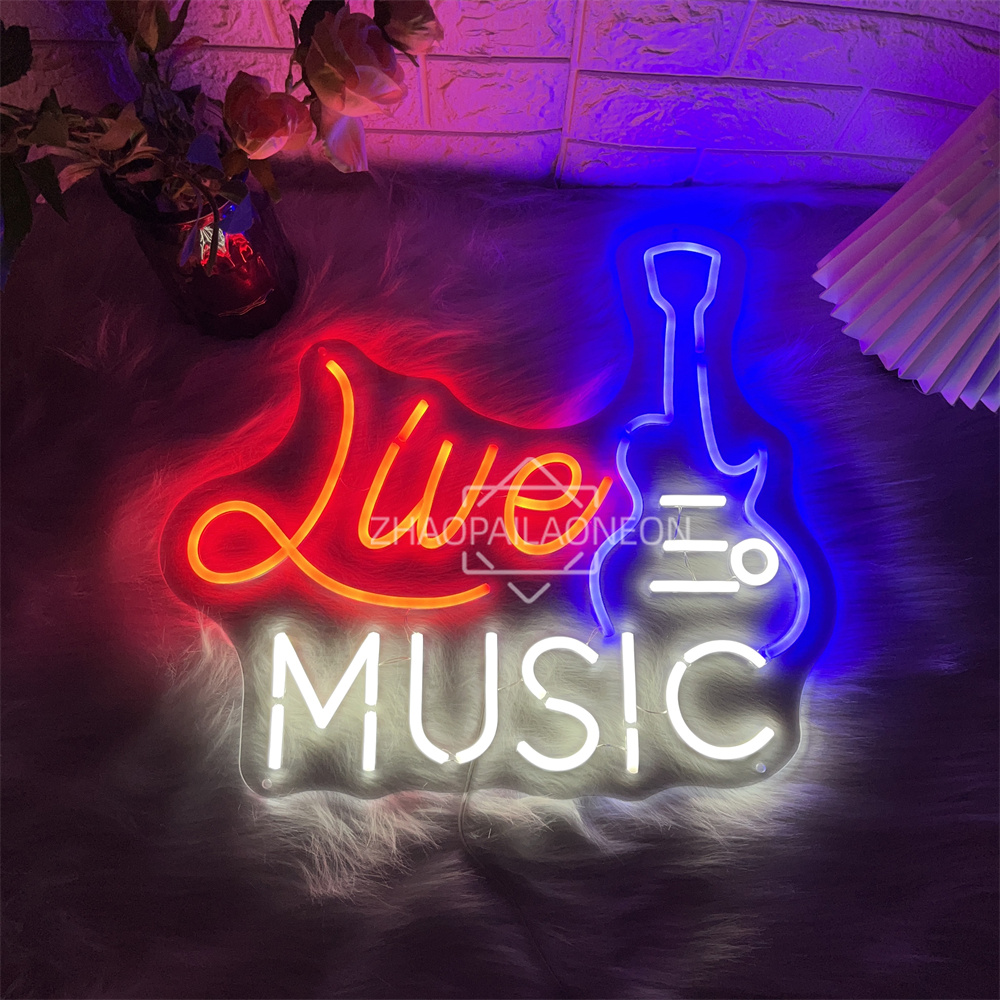 Party Games Name - Live Musik Neon Zeichen Home Art